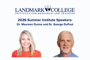 Illustration featuring 2026 Summer Institute speakers Dr. Maureen Dunne and Dr. Gregory DuPaul.