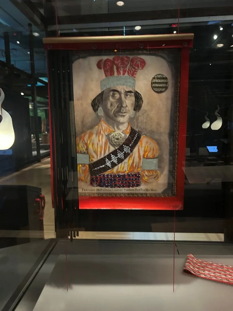 artwork showing an indigenous male