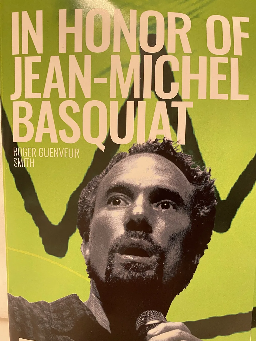 A picture of the playbill with Roger Guenver Smith