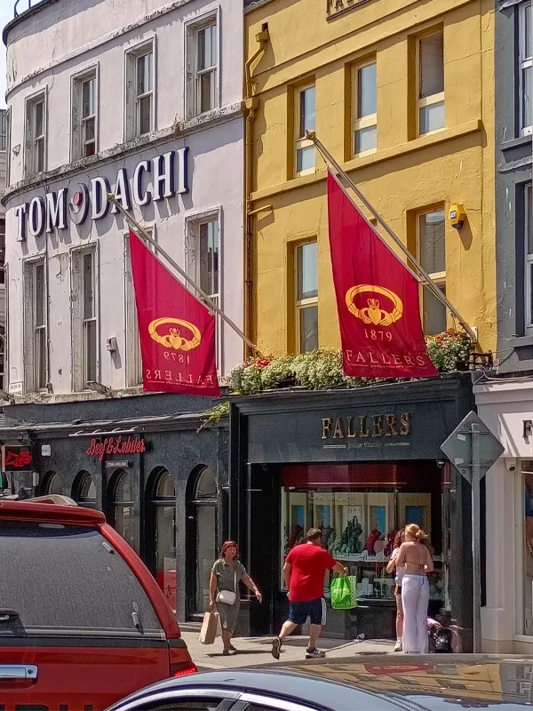 The Storefront Claddagh Jewelers on a Galway Street