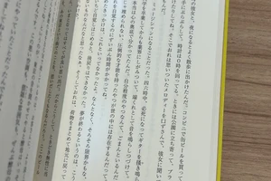 A page of a book printed in the Japnese language.