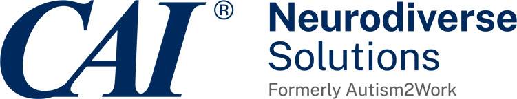 CAI Neurodiverse Solutions. Formerly Autism 2 Work logo.