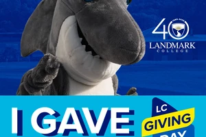 I gave graphic with Finn the mascot.