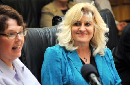 Chris Arieta and Diane Heileman share thoughts on Dual Enrollment Program.