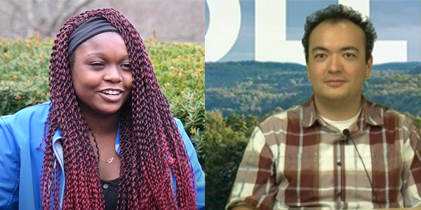 Headshots of Kady and Lucas.