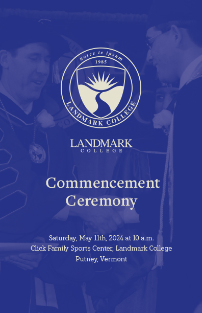 Spring 2024 Commencement Program cover