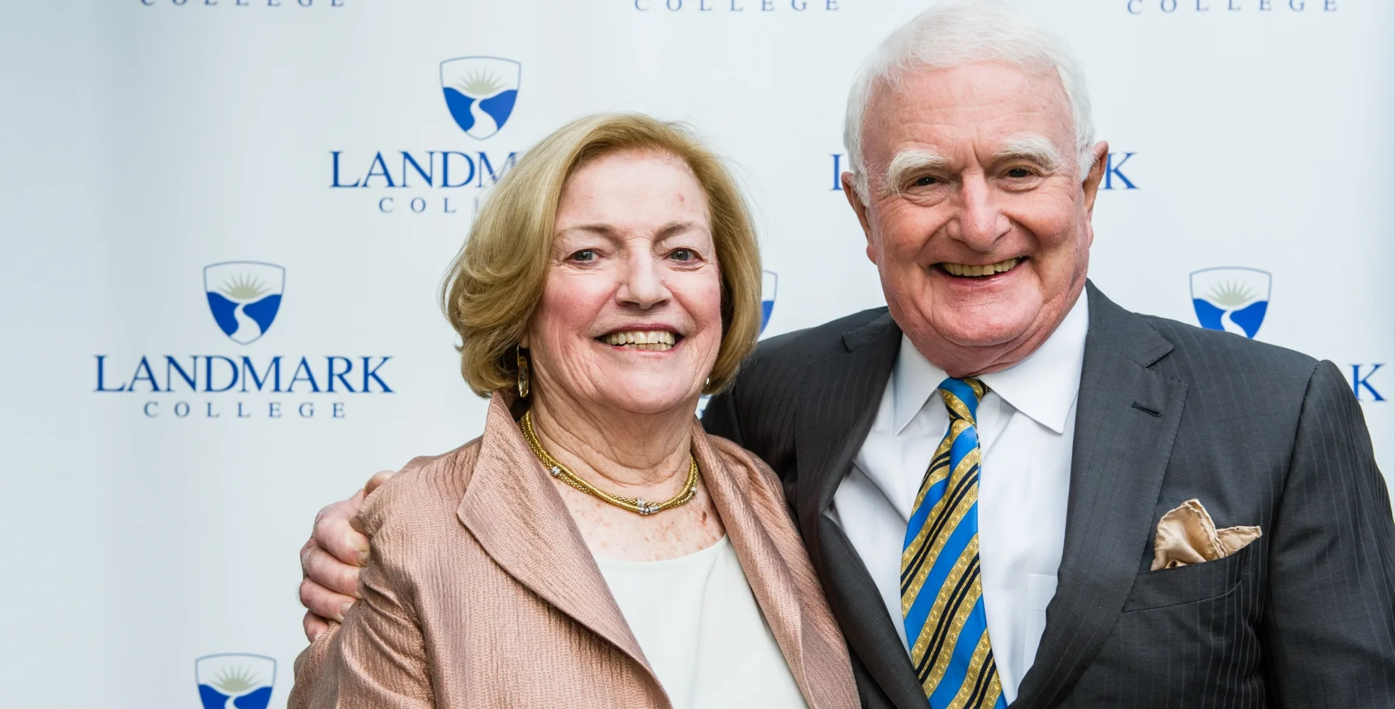 Nan and Chuck Strauch posing for a picture.